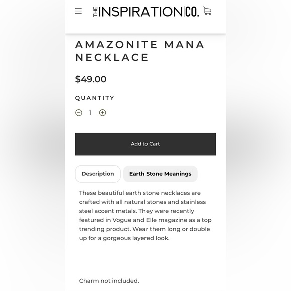 New Amazonite Mana Beaded Necklace - Picture 7 of 7